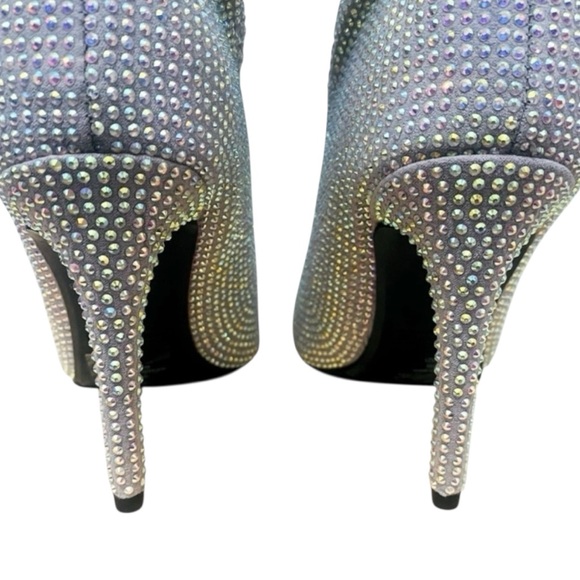 Nine West Stiletto Boots Women's Rhinestone Boots High Heeled Size 7.5 BRAND-NEW - Picture 6 of 11